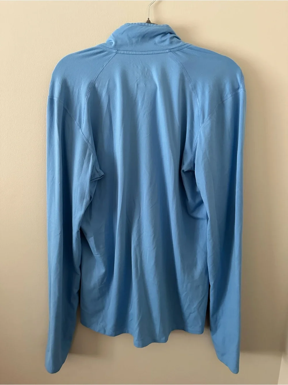 Nike Light Blue Half-Zip Pullover with UNC Patch